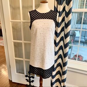 Ann Taylor Lattice and Tweed Dress - EUC